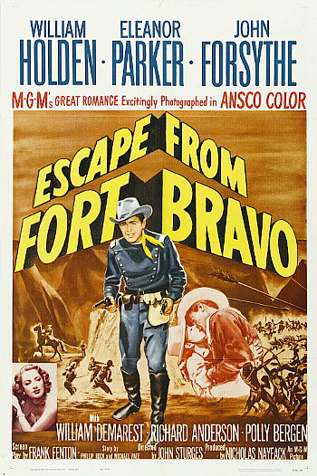 Escape from Fort Bravo (1953) poster