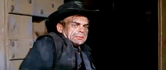 Francisco Moran as Black Norton, the fast gun among the crooked town leaders in Tombstone in Ringo's Big Night (1965)