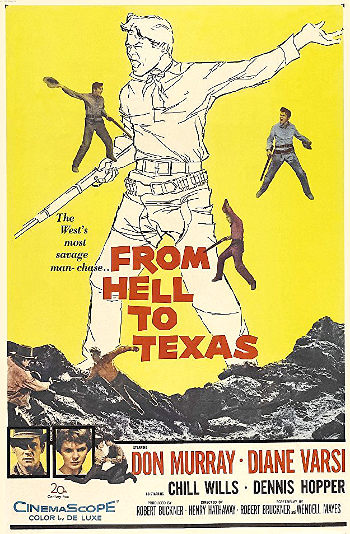 From Hell to Texas (1958) poster 
