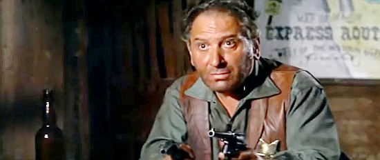 Jose Bodalo as Sam Murdock, Tombstone's crooked sheriff in Ringo's Big Night (1965)