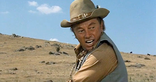 Rayford Barnes as Crimp, watching Melissa being assaulted in the back of his wagon in The Hunting Party (1971)