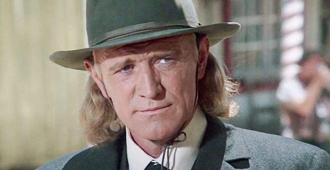 Richard Harris is Sean Kirkpatrick in The Deadly Trackers (1973)