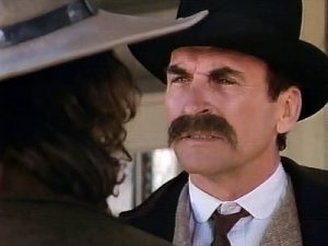 James Sikking as Kirby Clarke in Desperado, Badlands Justice (1989)