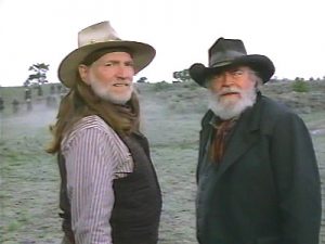 Willie Nelson as Cross and Jack Elam as Boone in Where the Hell's That Gold (988)