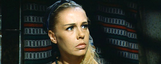 Brigitte Wentzel as Eliza in Pecos Cleans Up (1967)