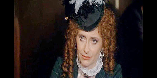 Elizabeth Ashley as Dallas, the saloon girl bound for a new town with the same old prospects in Stagecoach (1986)