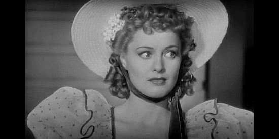 Ellen Drew as Alice Hamilton, the gal who heads West to join fiance Lt. Steele in Geronimo (1939)