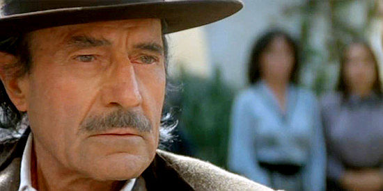 Gilbert Roland as Don Braulio, still fueling a decades old feud with Barbarosa in Barbarosa (1982)