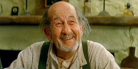 Howland Chamberlain as Emil Westover, thrilled to have son Karl return home in Barbarosa (1982)