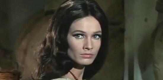 Ida Galli (Evelyn Stewart) as Dolores in Three Crosses Not to Die (1968) 