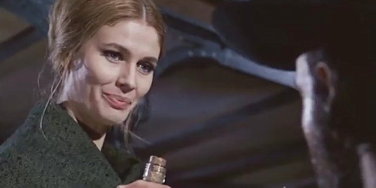 Ida Galli (Evelyn Stewart) as Lisa Flanagan in The Man Who Cried for Revenge (1969) 