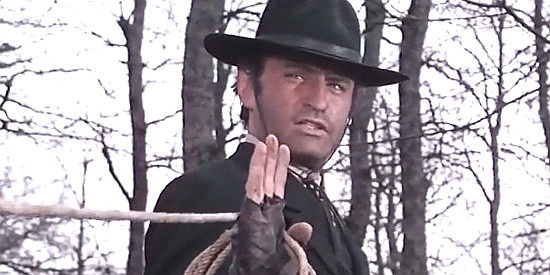 Jean Louis as the bounty hunter in The Man Who Cried for Revenge (1969)