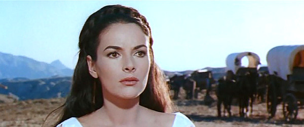 Karin Dor as Cora Munroe in The Last Tomahawk (1965)