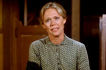 Katherine Cannon as Amy Kane, trying to stand up to a corrupt sheriff in High Noon II, The Return of Will Kane (1980)