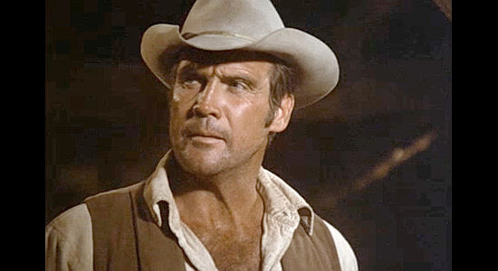 Lee Majors as Will Kane, returning to Hadleyville and finding the badge he once wore in the wrong hands in High Noon II, The Return of Will Kane (1980)
