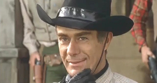 Massimo Serato (John Barracuda) as Blackie Stark in The Magnificent Texan (1967)