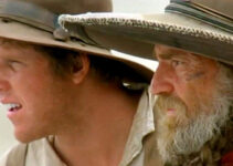 Gary Busey as Karl Westover and Willie Nelson as Barbarosa, forming an unlikely alliance in Barbarosa (1982)