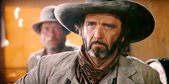 Paul English as Avery Claver, one of wolf hunter Larn Claver's five sons in Red Headed Stranger (1986)