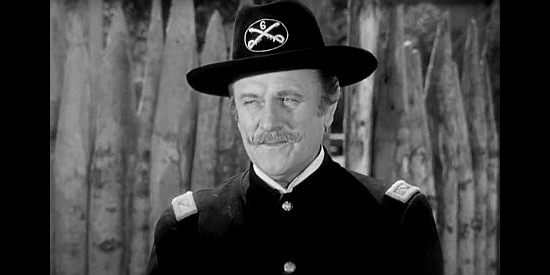 Pierre Watkin as Col. White, one of General Steele's junior officers in Geronimo (1939)