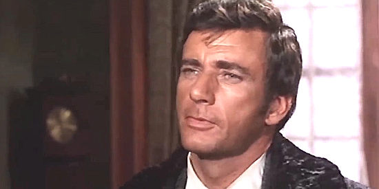 Richard Wyler as Coleman, the behind the scheming in Gunman Sent by God (1969) 
