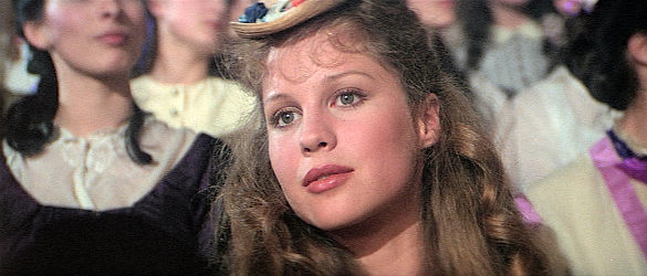 Rosie Vela as the beautiful girl at Jim's graduation ceremony in Heaven's Gate (1980)
