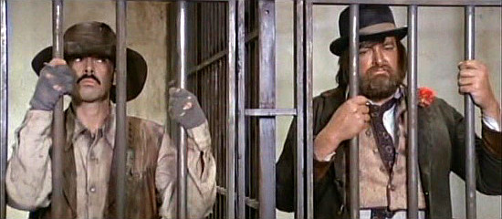 Tomas Milian as Provvidenza and Gregg Palmer as The Hurricane Kid in Life is Tough, Eh Providence (1972)