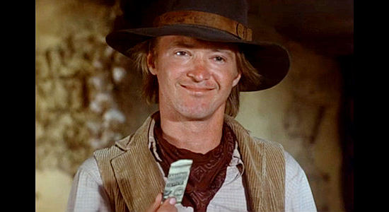 Tracy Walter as Harlan Tyler, a young gun trying to buy a horse that isn't for sale in High Noon II, The Return of Will Kane (1980)