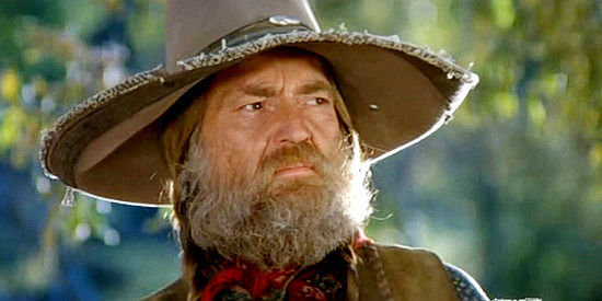 Willie Nelson as Barbarosa, a man forever hunted by a vengeful family in Barbarosa (1982)