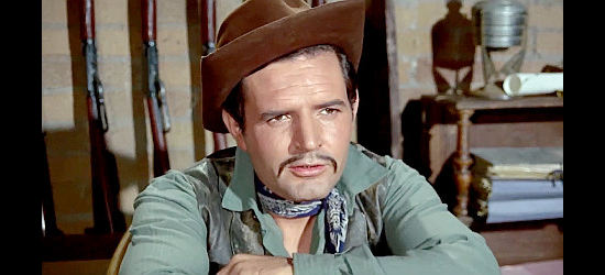 Andre Scotti as Sheriff Forbey, a lawman under Curry's thumb in Starblack (1966)