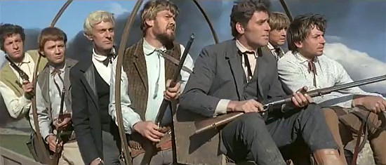 The seven MacGregor lads in Seven Guns for the MacGregors (1967)