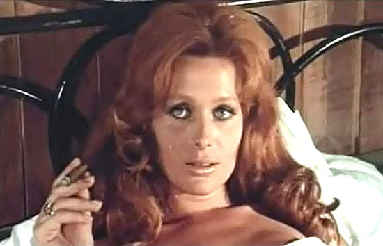 Erika Blanc as Janet Barrett in Sentence of God. (1972) 