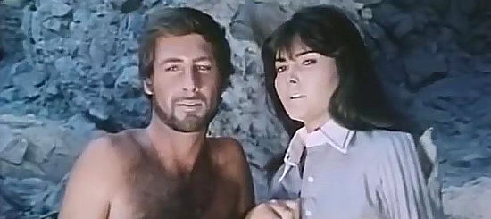 John Richardson as John Donald Tenorio and Patrizia Valturri as Edith in John the Bastard (1967)