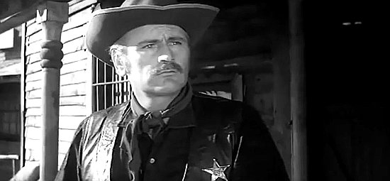 Luis Induni as the sheriff in Tomb of the Pistolero (1964)