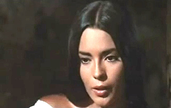 Pilar Velazquez as Sorita in Sentence of God. (1972) 