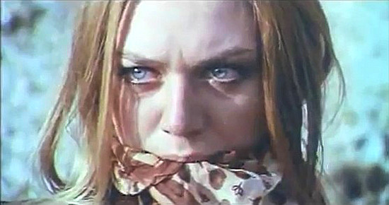 Simonetta Vitelli (Simone Blondell) as the kidnap victim in Shadow of Sartana ... Shadow of Your Death (1969)
