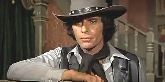 Robert Woods as Sheriff Frank Garringo in Four Candles for Garringo (1971)