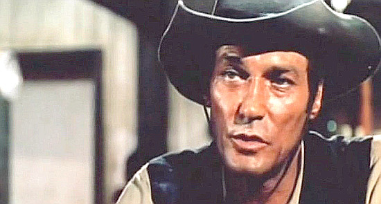 Jacques Berthier as Sheriff Jeff Randall in Sheriff with the Gold (1966)
