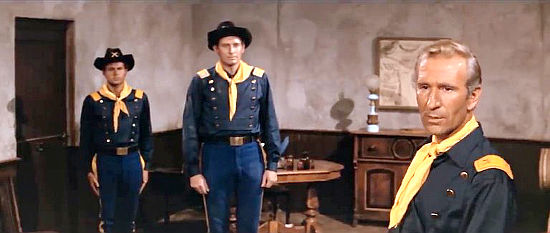 Umberto Raho as Col. Maxfield, Union commander of Fort Worth in Assault on Fort Texan (1965)