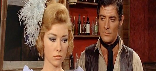 Claudia Gravy as Helen with Carlos Quiney as Dale Bryce in Bullets over Dallas (1970)