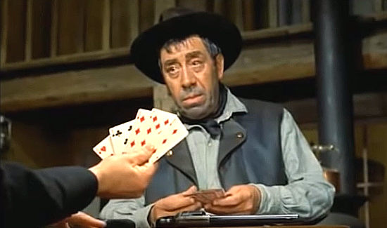 Fernandel as Dynamite Jack during a run of bad luck at poker in Dynamite Jack (1961)