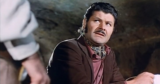 Gino Turini (John Turner) as James Clinger in God is My Colt .45 (1972)