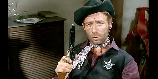 Luigi Ciavarra as Fast Draw Crenshaw in Damned Pistols of Dallas (1964)