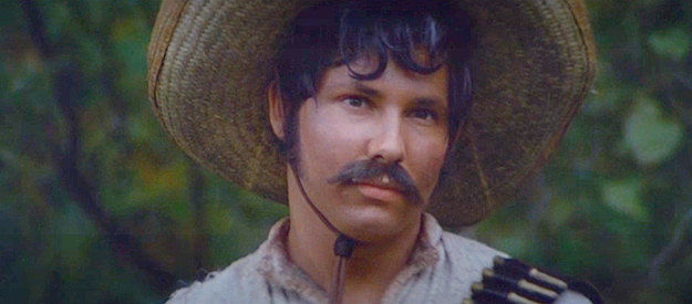 The Kid's Mexican sidekick, waiting his turn with Yolanda in The Wicked Die Slow (1968)