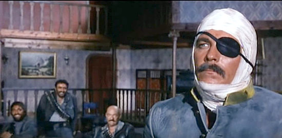Wayde Preston as Johnny Brennan in his wounded soldier disguise in God Will Forgive My Pistol (1969)