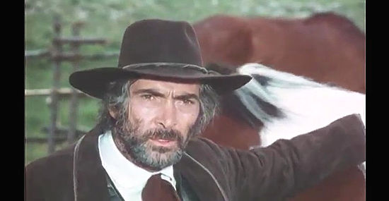 Guido Lollobrigida (Lee Burton) as Sheriff Jed in Vendetta at Dawn (1971) 
