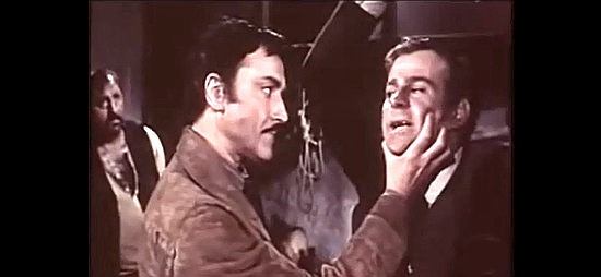 Paolo Carlini as Buseba with Isarco Ravaioli as Solitaire in A Man Called Amen (1968)