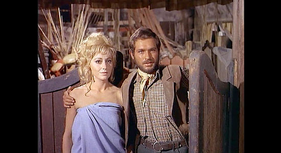 Sascia Krusciarska as Estellle with her boyfriend Nino Fuscagni as Peter in Black Jack (1968) 