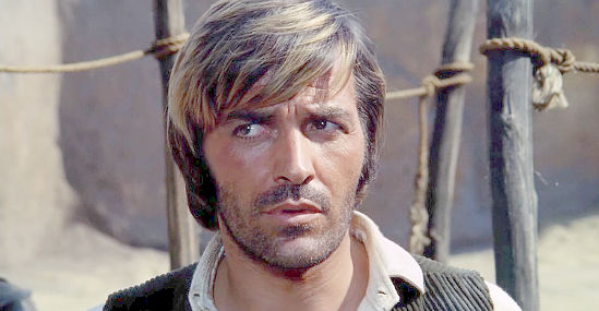 Tony Kendall as Joe (Dakota) Russell in Brother Outlaw (1971)