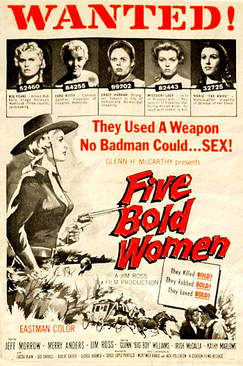 Five Bold Women (1959) poster