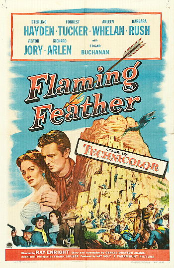Flaming Feather (1952) poster 